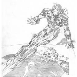 Coloring page: Iron Man (Superheroes) #80621 - Free Printable Coloring Pages