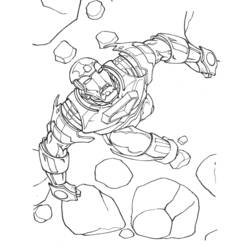 Coloring page: Iron Man (Superheroes) #80624 - Free Printable Coloring Pages