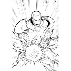 Coloring page: Iron Man (Superheroes) #80633 - Free Printable Coloring Pages