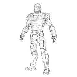 Coloring page: Iron Man (Superheroes) #80656 - Free Printable Coloring Pages