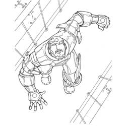 Coloring page: Iron Man (Superheroes) #80665 - Free Printable Coloring Pages