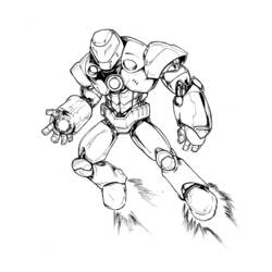 Coloring page: Iron Man (Superheroes) #80672 - Printable coloring pages