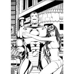 Coloring page: Iron Man (Superheroes) #80676 - Free Printable Coloring Pages