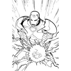 Coloring page: Iron Man (Superheroes) #80687 - Free Printable Coloring Pages