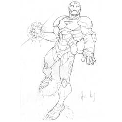 Coloring page: Iron Man (Superheroes) #80695 - Free Printable Coloring Pages