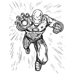Coloring page: Iron Man (Superheroes) #80710 - Free Printable Coloring Pages