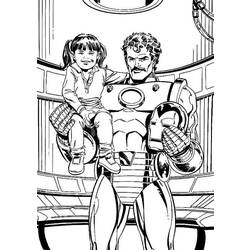 Coloring page: Iron Man (Superheroes) #80728 - Free Printable Coloring Pages