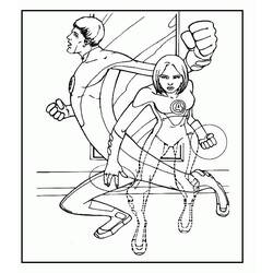 Coloring page: Mr. Fantastic (Superheroes) #84744 - Printable coloring pages
