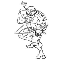 Coloring page: Ninja Turtles (Superheroes) #75363 - Printable coloring pages