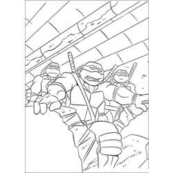 Coloring page: Ninja Turtles (Superheroes) #75382 - Free Printable Coloring Pages