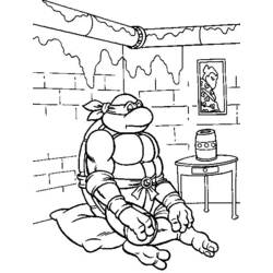 Coloring page: Ninja Turtles (Superheroes) #75384 - Free Printable Coloring Pages