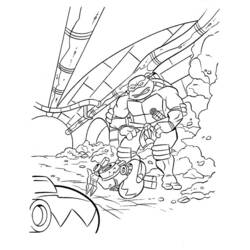 Coloring page: Ninja Turtles (Superheroes) #75399 - Free Printable Coloring Pages