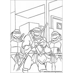 Coloring page: Ninja Turtles (Superheroes) #75408 - Free Printable Coloring Pages