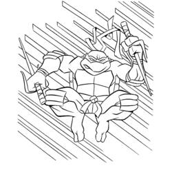 Coloring page: Ninja Turtles (Superheroes) #75427 - Free Printable Coloring Pages