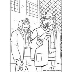 Coloring page: Ninja Turtles (Superheroes) #75435 - Free Printable Coloring Pages