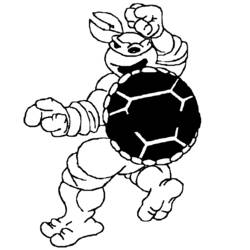 Coloring page: Ninja Turtles (Superheroes) #75439 - Free Printable Coloring Pages