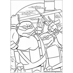 Coloring page: Ninja Turtles (Superheroes) #75472 - Free Printable Coloring Pages
