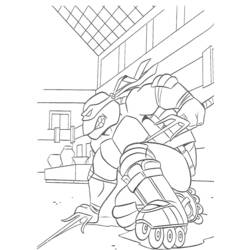 Coloring page: Ninja Turtles (Superheroes) #75479 - Free Printable Coloring Pages