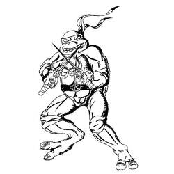 Coloring page: Ninja Turtles (Superheroes) #75487 - Free Printable Coloring Pages