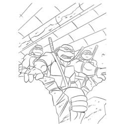 Coloring page: Ninja Turtles (Superheroes) #75508 - Free Printable Coloring Pages