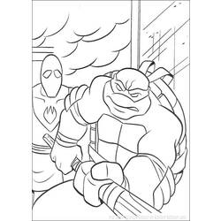 Coloring page: Ninja Turtles (Superheroes) #75523 - Free Printable Coloring Pages