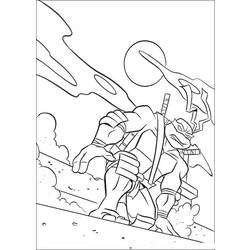 Coloring page: Ninja Turtles (Superheroes) #75528 - Free Printable Coloring Pages