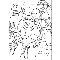 Coloring page: Ninja Turtles (Superheroes) #75551 - Free Printable Coloring Pages