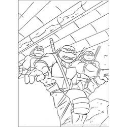 Coloring page: Ninja Turtles (Superheroes) #75586 - Free Printable Coloring Pages