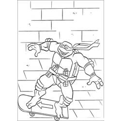 Coloring page: Ninja Turtles (Superheroes) #75596 - Free Printable Coloring Pages