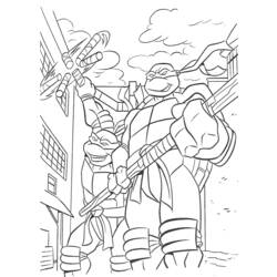 Coloring page: Ninja Turtles (Superheroes) #75609 - Free Printable Coloring Pages