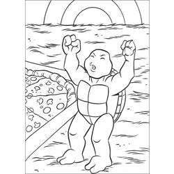 Coloring page: Ninja Turtles (Superheroes) #75610 - Free Printable Coloring Pages