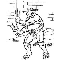 Coloring page: Ninja Turtles (Superheroes) #75617 - Free Printable Coloring Pages