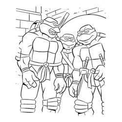 Coloring page: Ninja Turtles (Superheroes) #75624 - Free Printable Coloring Pages