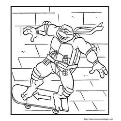 Coloring page: Ninja Turtles (Superheroes) #75639 - Free Printable Coloring Pages