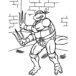 Coloring page: Ninja Turtles (Superheroes) #75654 - Free Printable Coloring Pages