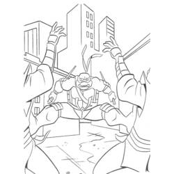 Coloring page: Ninja Turtles (Superheroes) #75666 - Free Printable Coloring Pages