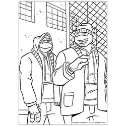 Coloring page: Ninja Turtles (Superheroes) #75687 - Free Printable Coloring Pages