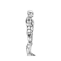 Coloring page: Robocop (Superheroes) #71338 - Printable coloring pages