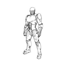 Coloring page: Robocop (Superheroes) #71340 - Printable coloring pages