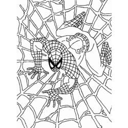 Coloring page: Spiderman (Superheroes) #78644 - Free Printable Coloring Pages
