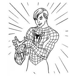 Coloring page: Spiderman (Superheroes) #78645 - Free Printable Coloring Pages