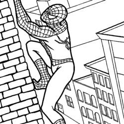 Coloring page: Spiderman (Superheroes) #78647 - Free Printable Coloring Pages