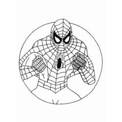 Coloring page: Spiderman (Superheroes) #78665 - Free Printable Coloring Pages