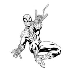 Coloring page: Spiderman (Superheroes) #78667 - Free Printable Coloring Pages