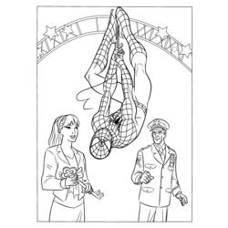 Coloring page: Spiderman (Superheroes) #78669 - Free Printable Coloring Pages