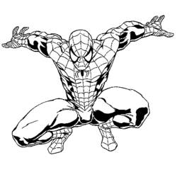 Coloring page: Spiderman (Superheroes) #78690 - Free Printable Coloring Pages