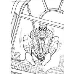 Coloring page: Spiderman (Superheroes) #78691 - Free Printable Coloring Pages