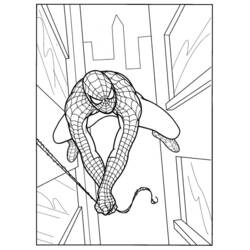 Coloring page: Spiderman (Superheroes) #78693 - Free Printable Coloring Pages