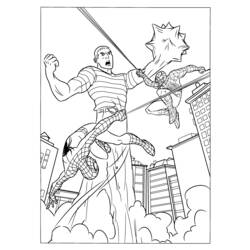 Coloring page: Spiderman (Superheroes) #78698 - Free Printable Coloring Pages