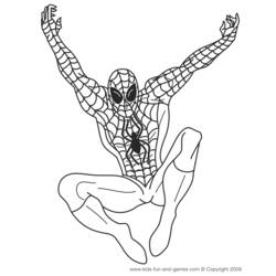 Coloring page: Spiderman (Superheroes) #78699 - Free Printable Coloring Pages